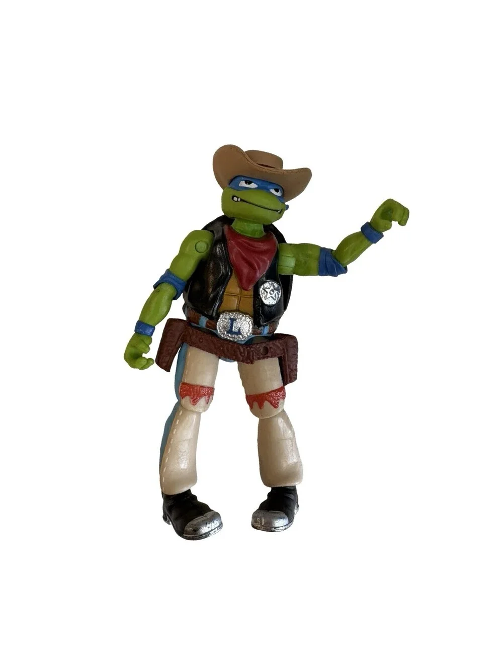 Teenage Mutant Ninja Turtles TMNT Mutant Mayhem Figure COWBOY LEO DESPERADO